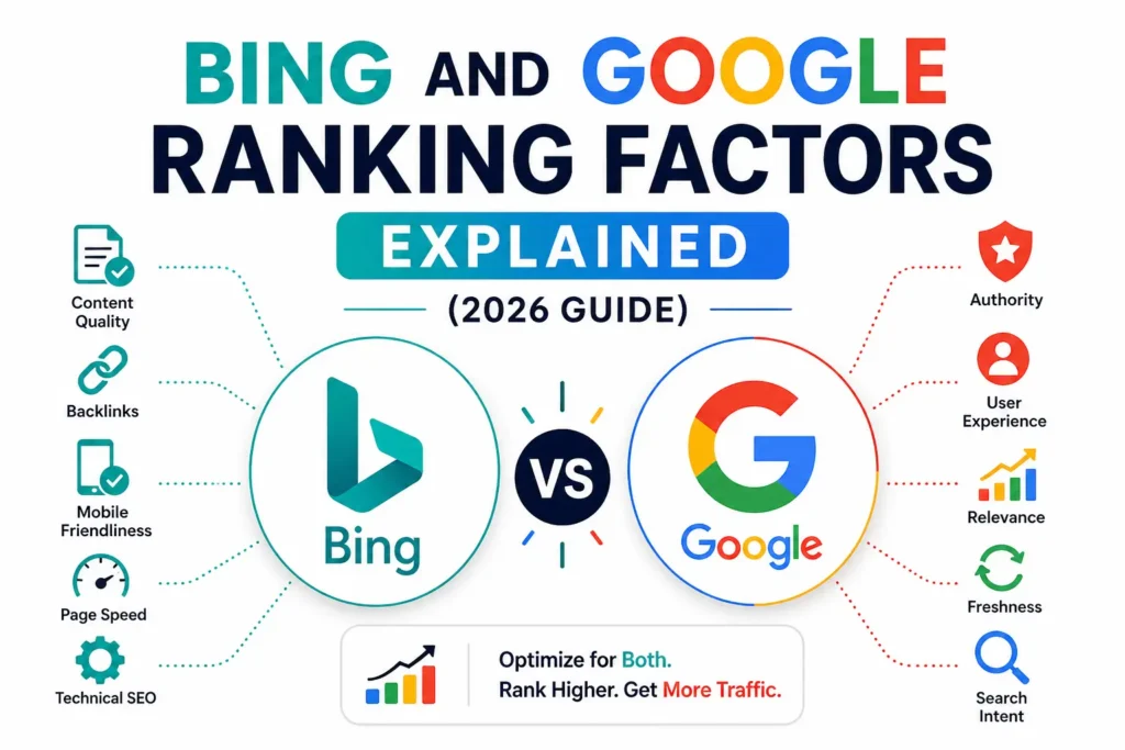 Bing and Google